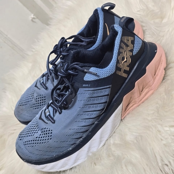 Hoka One Arahi 3 Stylish Blue Sneakers Size 8.5🌴 - Picture 6 of 10